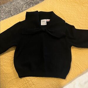 Zara Classic Black Knit Top